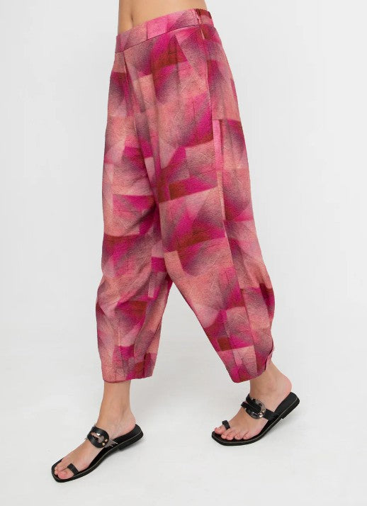Ozai N Ku Silema Trouser, Geo Pink FINAL SALE ITEM