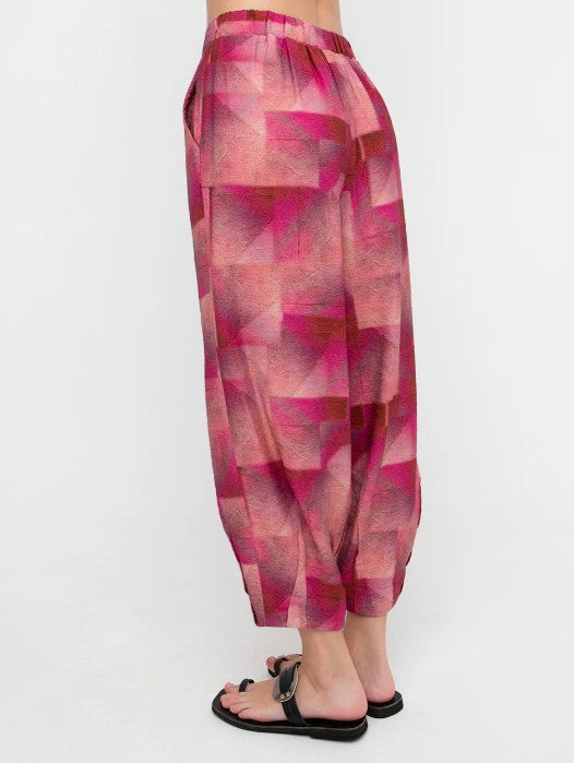 Ozai N Ku Silema Trouser, Geo Pink FINAL SALE ITEM