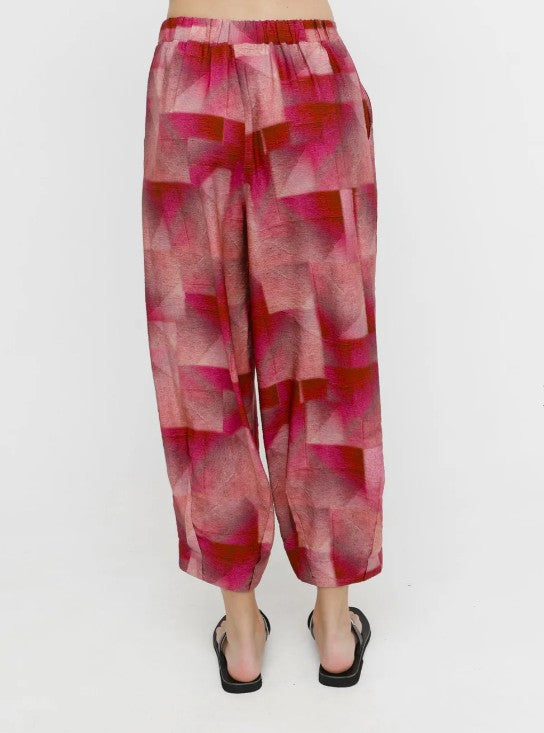 Ozai N Ku Silema Trouser, Geo Pink FINAL SALE ITEM