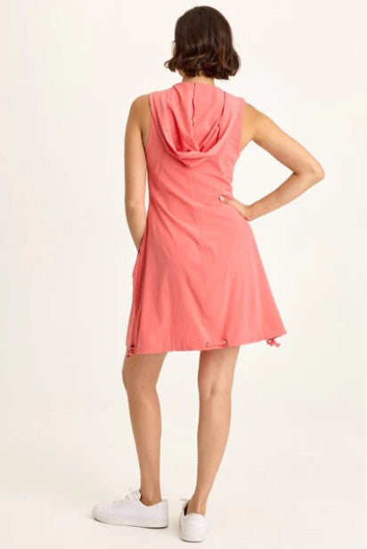 Wearables By XCVI - Sumi Active Whisper Stretch Hooded Cargo Mini Dress