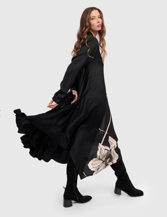 Alembika Clothing - Baroque Draped Dress, Mix