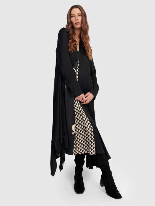 Alembika Clothing - Baroque Draped Dress, Mix
