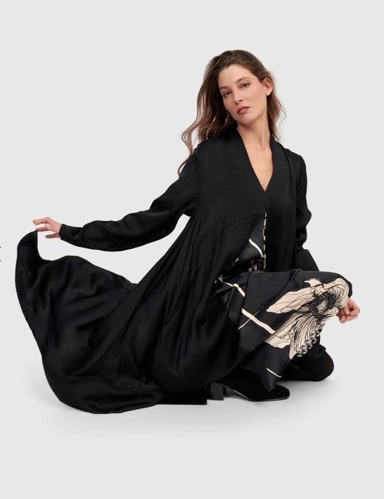 Alembika Clothing - Baroque Draped Dress, Mix