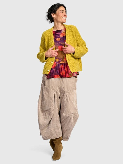 Alembika Tops - Addison Flouncy Tee, Berry Mix
