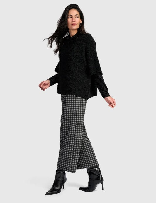 Alembika Pants - Moment Crop Pant, Graphite Check