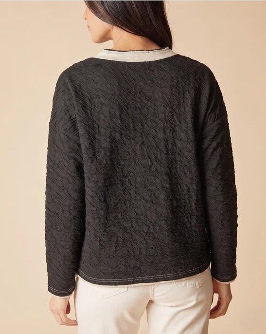 Habitat Tops - Crinkled Double Face Metro Pullover