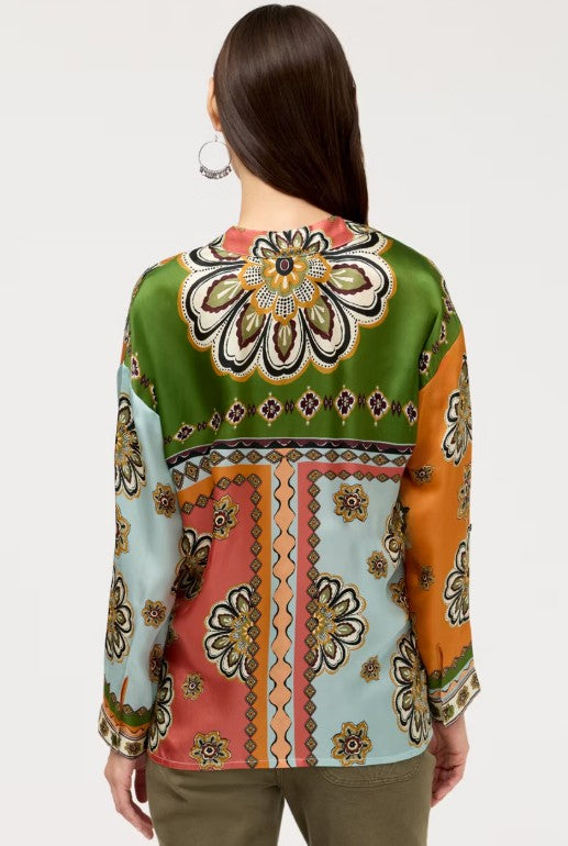 Johnny Was - THE AUDREY BUTTON UP SHIRT WITH HIDDEN PLACKET