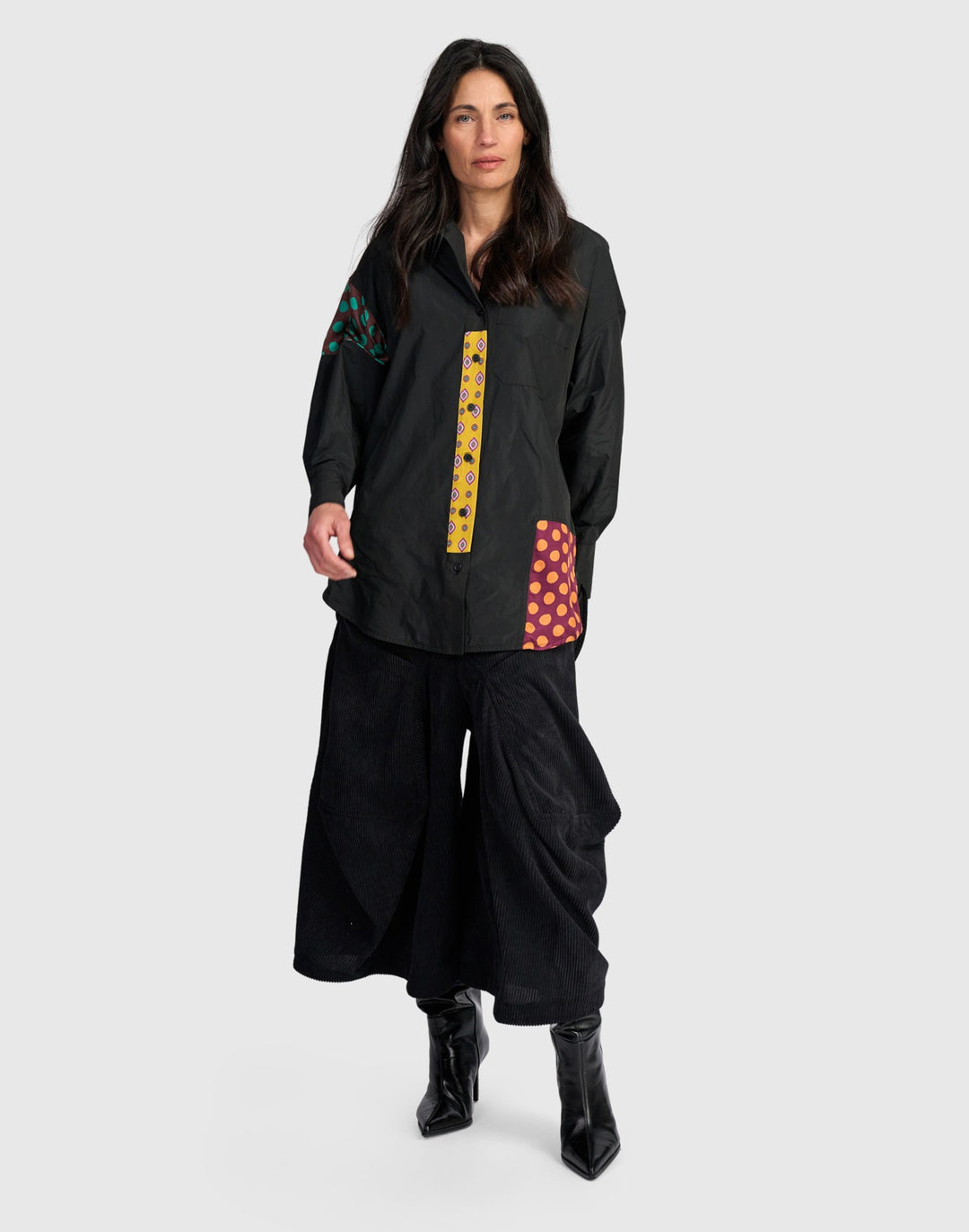 Alembika Tunics - Riot Oversized Shirt, Black