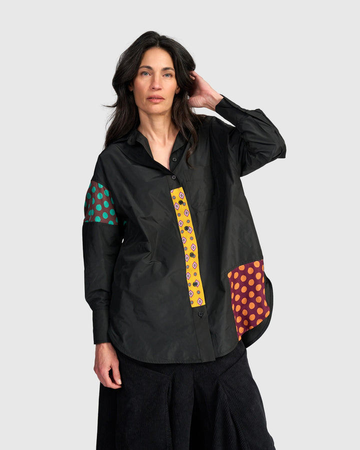Alembika Tunics - Riot Oversized Shirt, Black