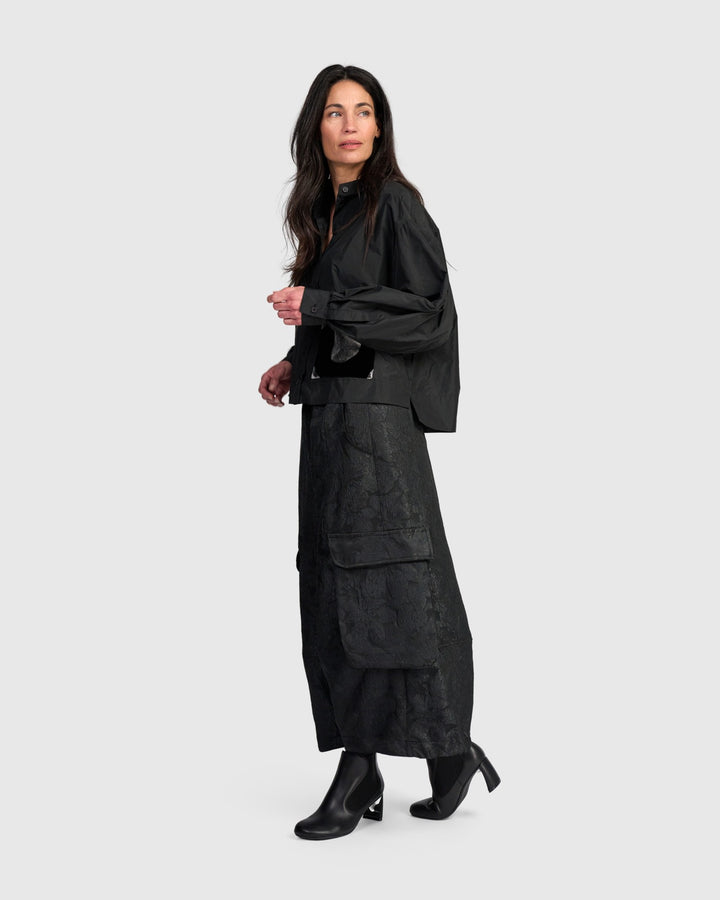 Alembika Shirt - Blackthorn Camp Shirt, Black
