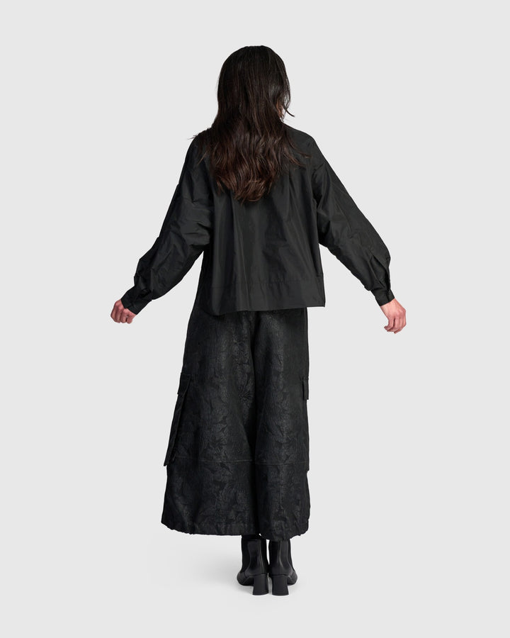 Alembika Shirt - Blackthorn Camp Shirt, Black