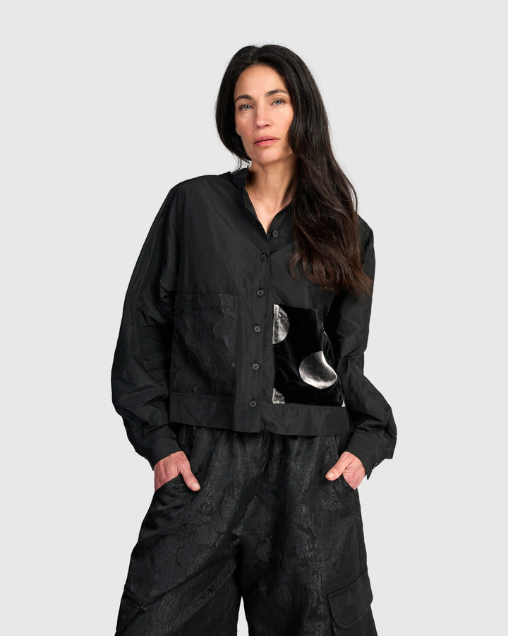 Alembika Shirt - Blackthorn Camp Shirt, Black
