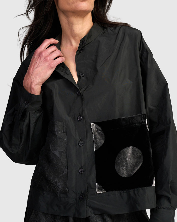 Alembika Shirt - Blackthorn Camp Shirt, Black