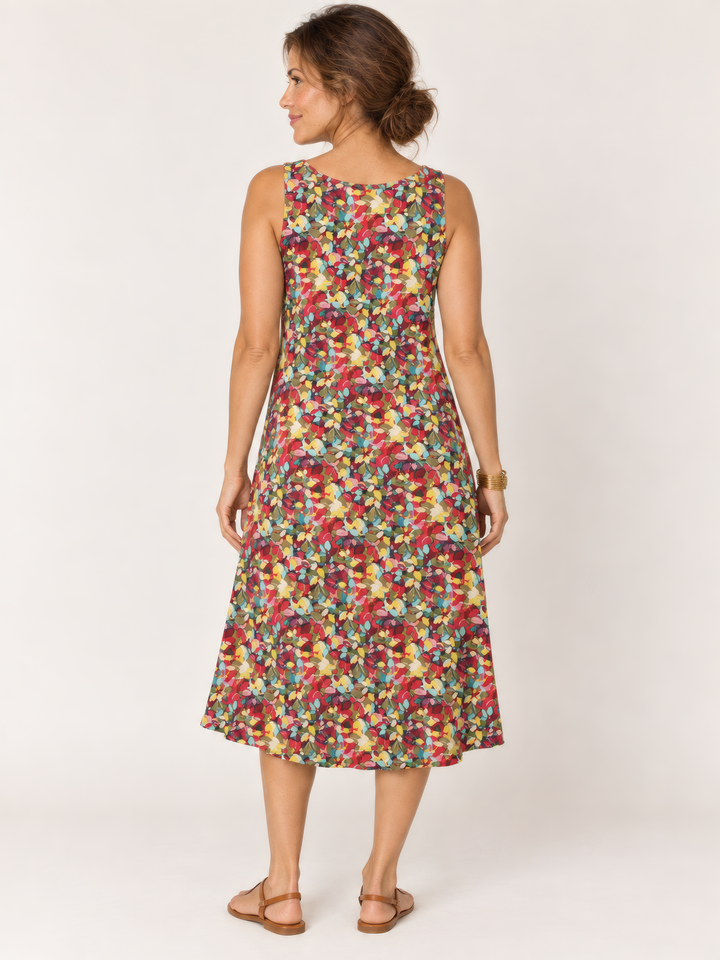 Dress Addict Jamy Dress in Multi Color, back view on model