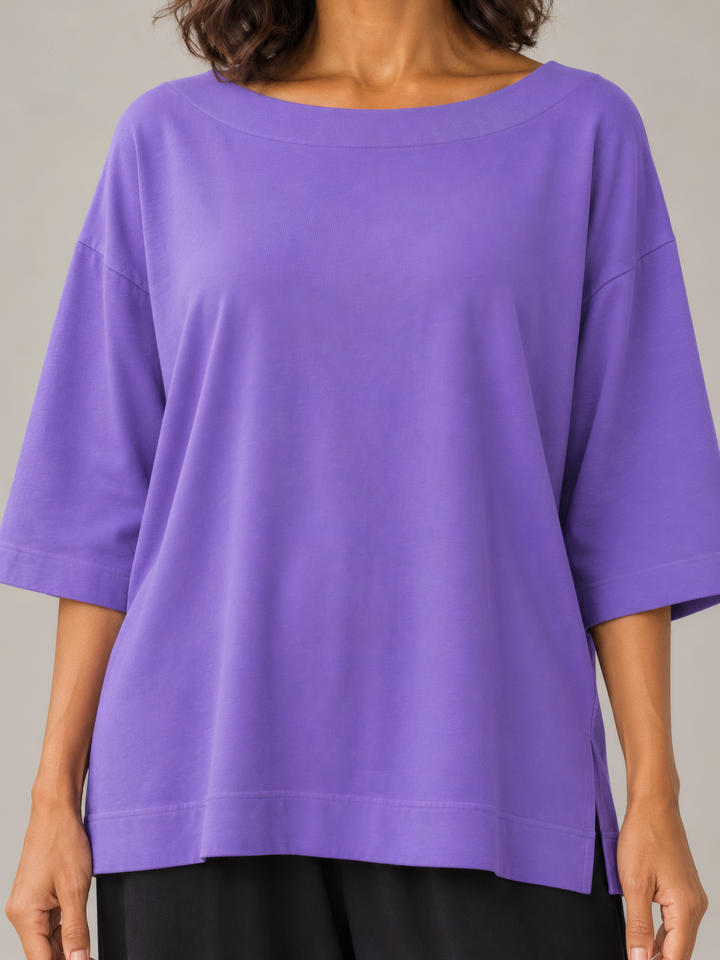 Pacific Cotton Resort Shirt in Verbena, close up of the fabric and details