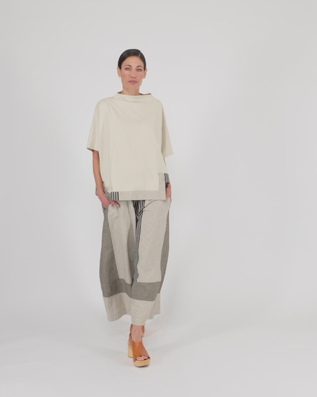 Alembika Clothing - Urban On My Mind Boxy Top, Cream