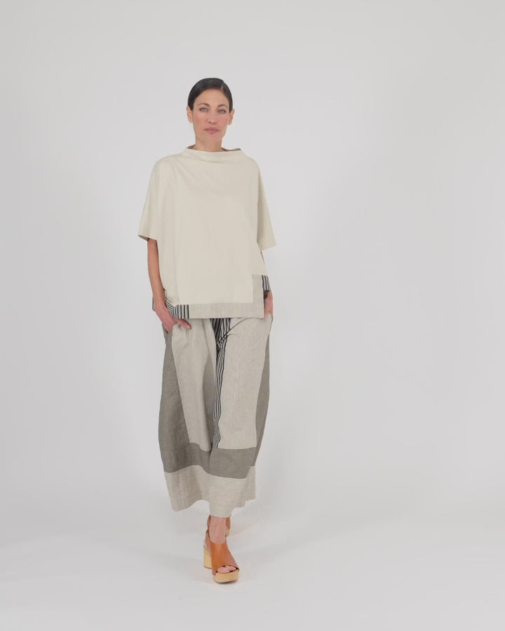 Alembika Clothing - Urban On My Mind Boxy Top, Cream