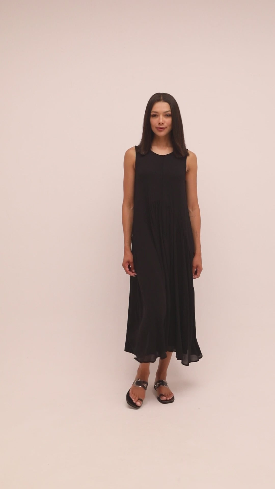 Ozai N Ku Skia Maxi Dress, Black FINAL SALE ITEM
