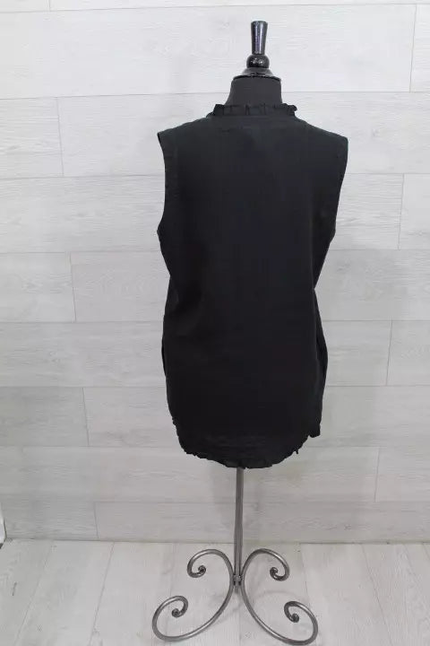 Focus Clothing - Ruffle Vest FINAL SALE ITEM