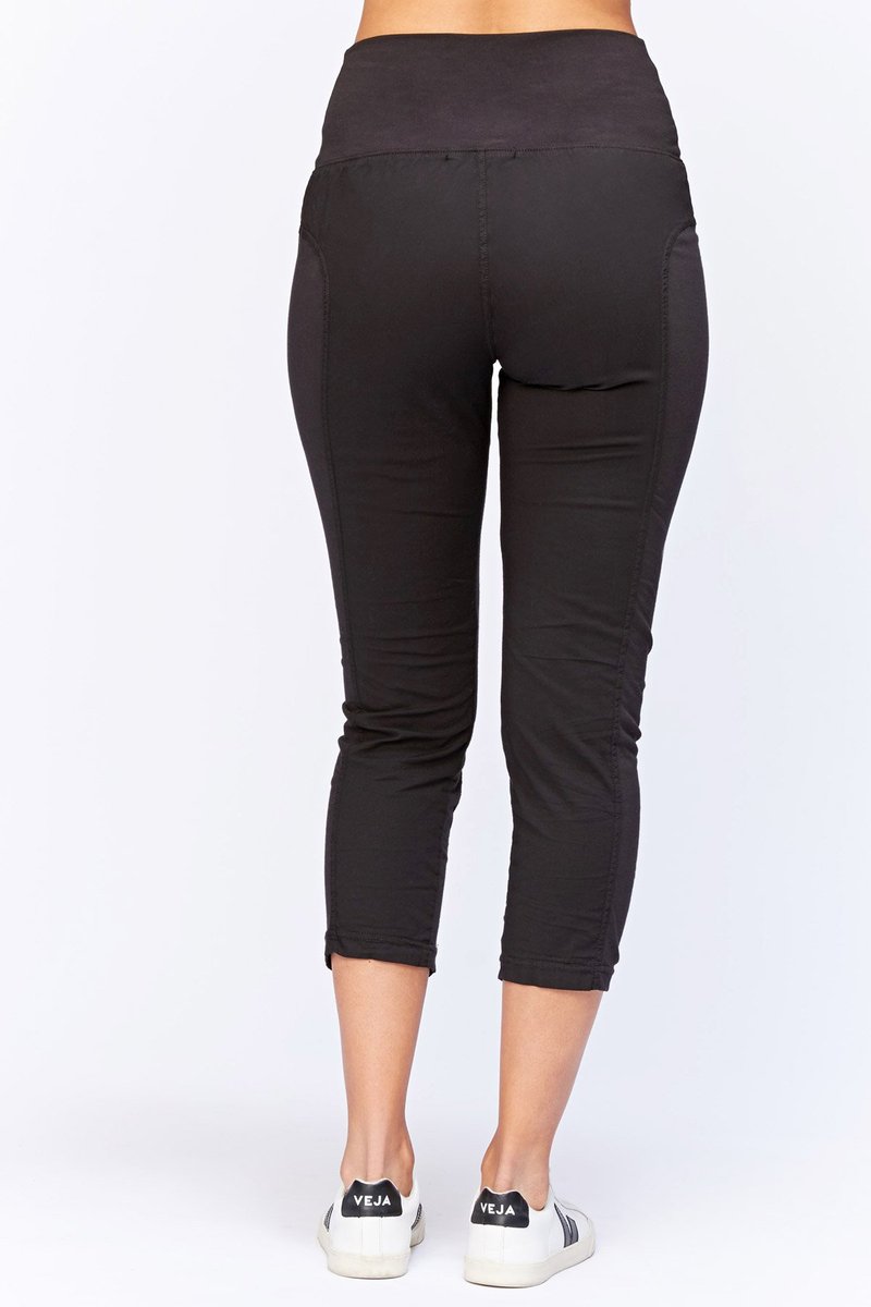 XCVI Wearables - High Waist Jetter Crop Legging - Shopboutiquekarma