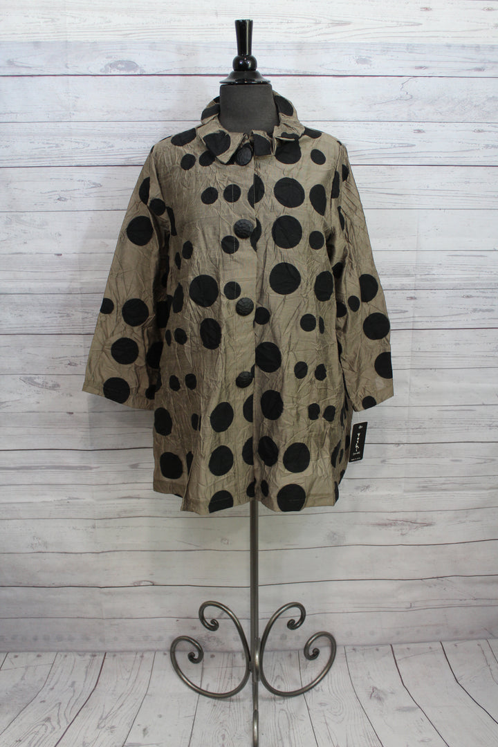 Yushi Clothing Jacket Shirt Polka Dot Design Best Seller - Shopboutiquekarma