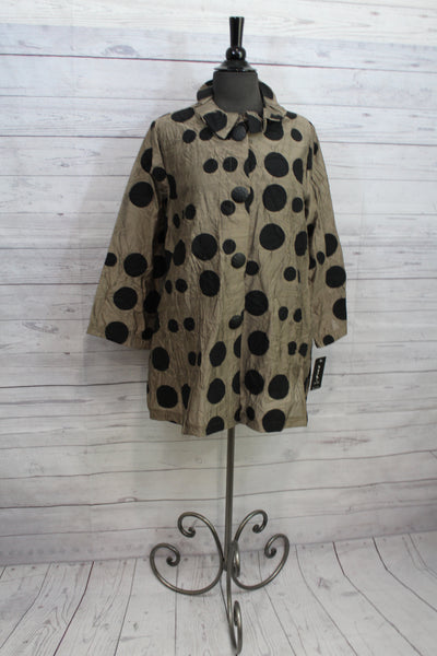Yushi Clothing Jacket Shirt Polka Dot Design Best Seller - Shopboutiquekarma