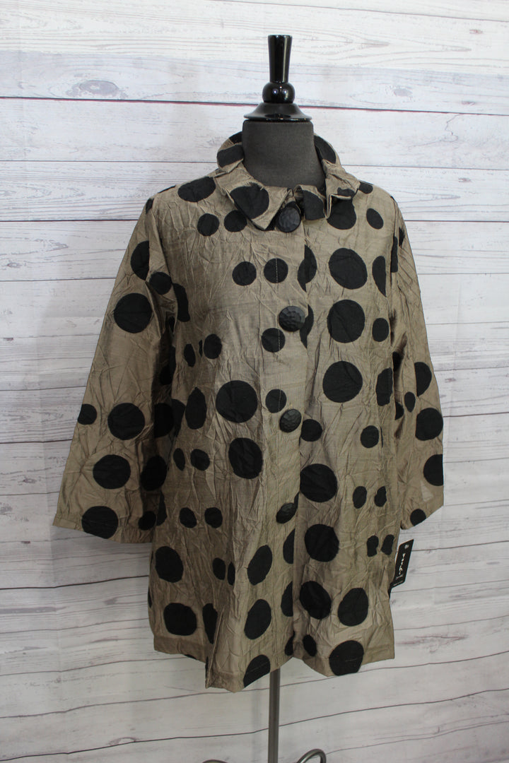 Yushi Clothing Jacket Shirt Polka Dot Design Best Seller - Shopboutiquekarma