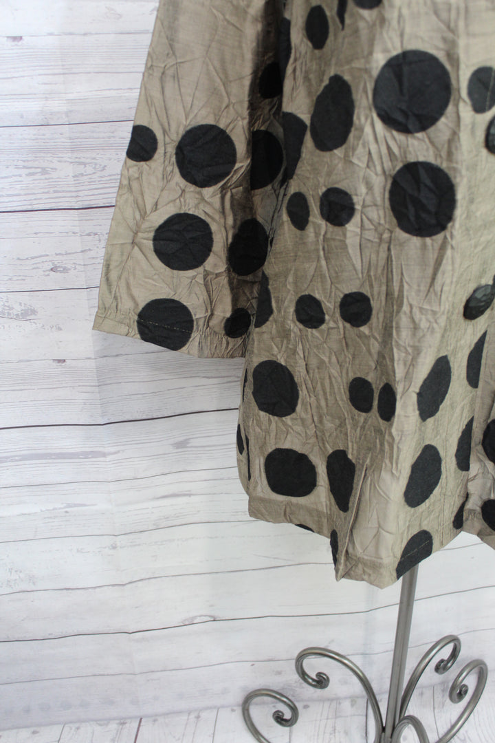 Yushi Clothing Jacket Shirt Polka Dot Design Best Seller - Shopboutiquekarma