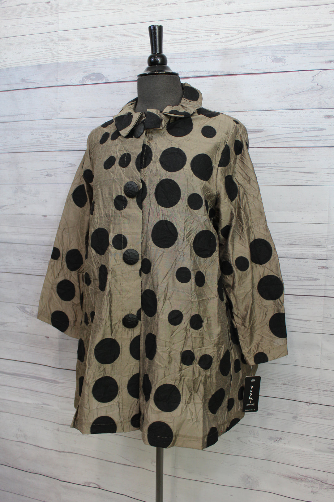 Yushi Clothing Jacket Shirt Polka Dot Design Best Seller - Shopboutiquekarma