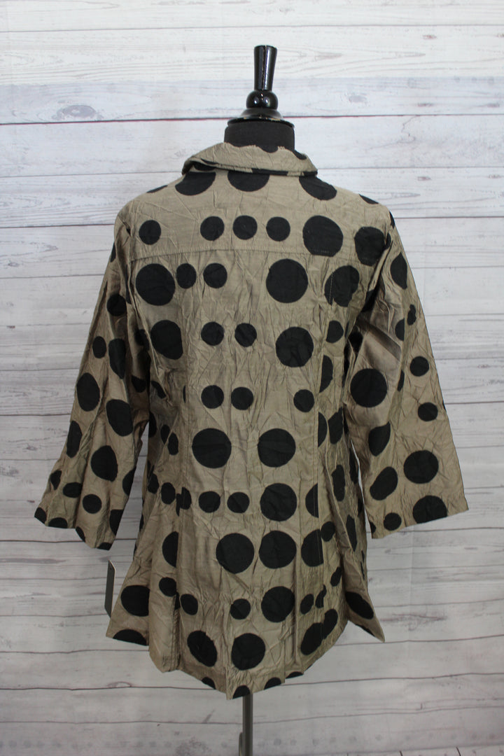 Yushi Clothing Jacket Shirt Polka Dot Design Best Seller - Shopboutiquekarma