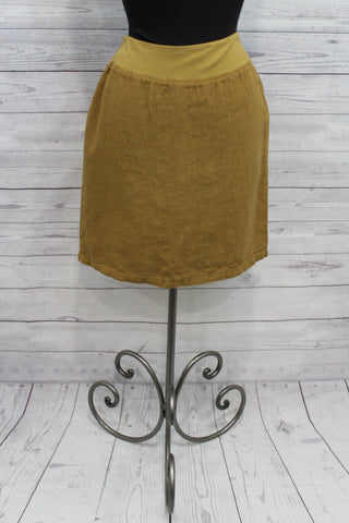 Cut Loose Solid Linen - Walking Skirt IN STOCK - Shopboutiquekarma