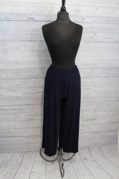 Cut Loose Rayon Jersey - Cropped Pants - Shopboutiquekarma