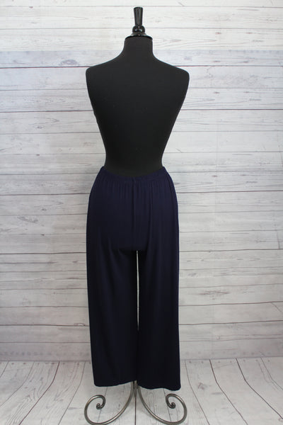 Cut Loose Rayon Jersey - Cropped Pants - Shopboutiquekarma