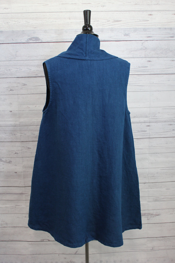 Bryn Walker Heavy Linen - Marcella Vest - Shopboutiquekarma