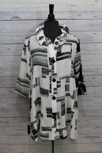 Yushi Clothing - Ruched Collar Jacket - Shopboutiquekarma
