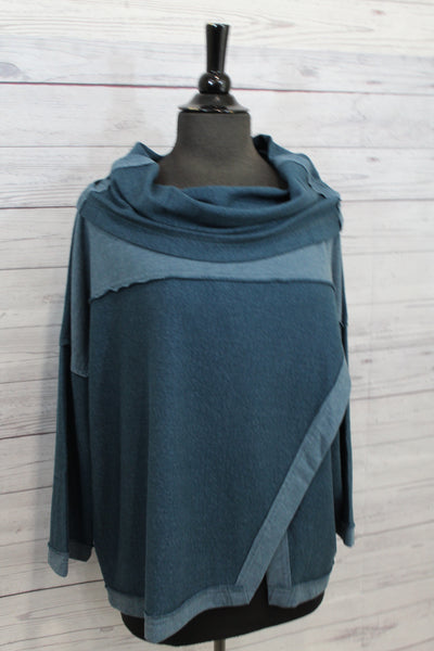 Liv By Habitat Clothes - Overlay Cowl ( Available In XXL) - Shopboutiquekarma
