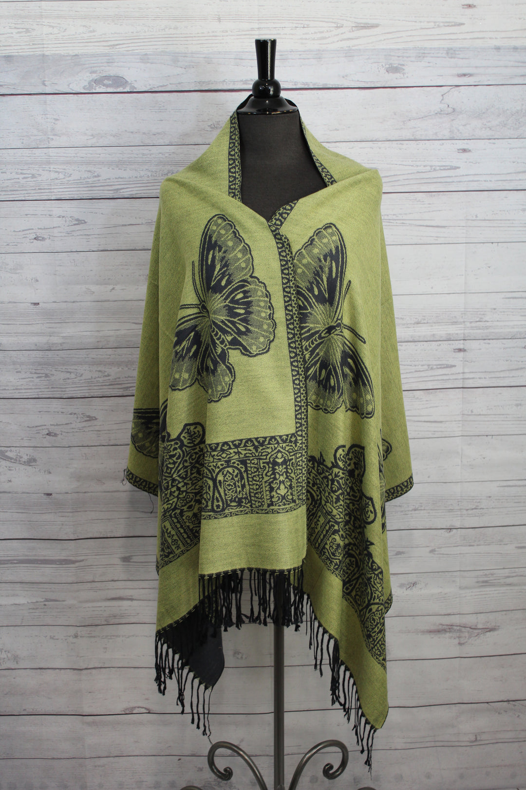 Butterfly Heavy Reversible Pashmina - Shopboutiquekarma