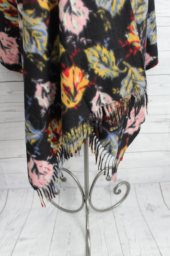 Multi Leaves Print Scarf - Shopboutiquekarma